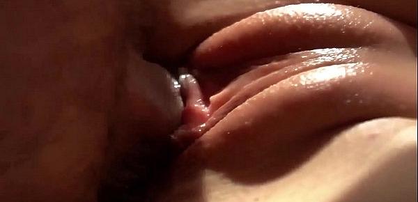  Close-up. Flooded her Entire Pussy with Sperm